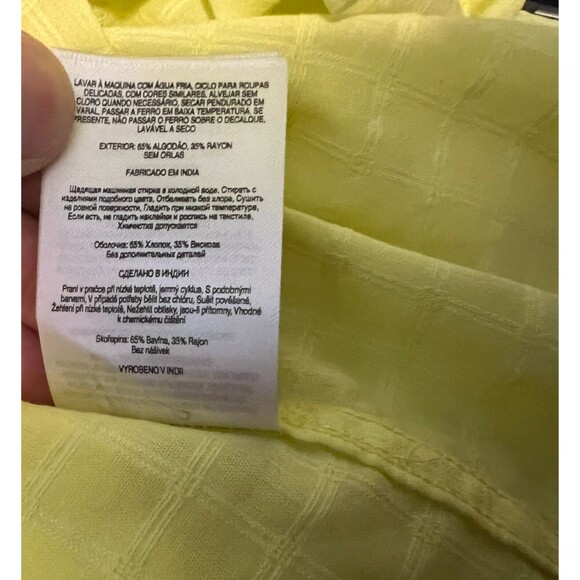 Columbia PFG Long Sleeve Button Front Shirt  1X  NWOT  Yellow  Outdoor Adventure - Picture 8 of 8